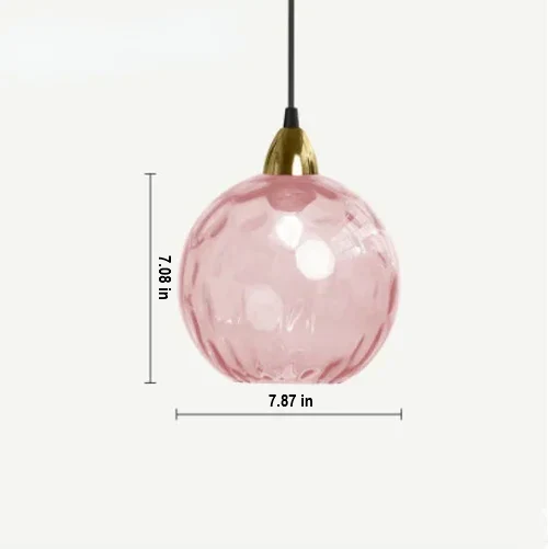 Glass Ball Pendant Light