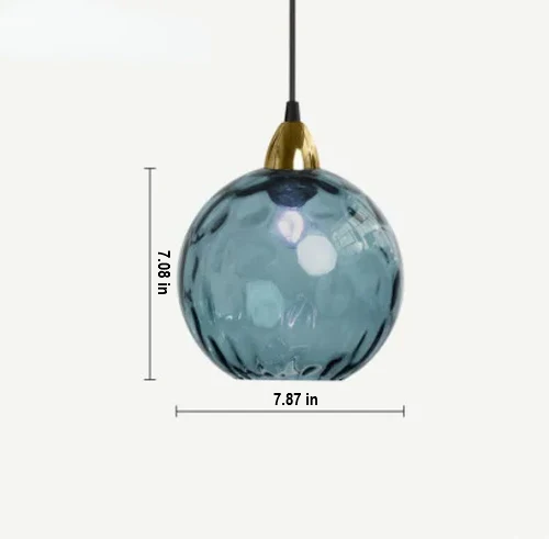 Glass Ball Pendant Light