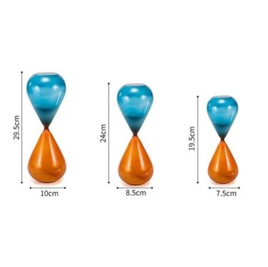 Glass Sand Timer Hourglass in 5, 15, 30 & 60 Minute Options