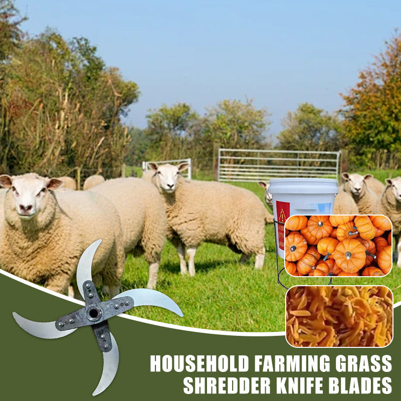 Grass Shredder Blades - Sharp, Adjustable Design