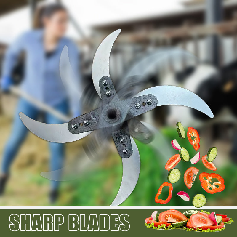 Grass Shredder Blades - Sharp, Adjustable Design