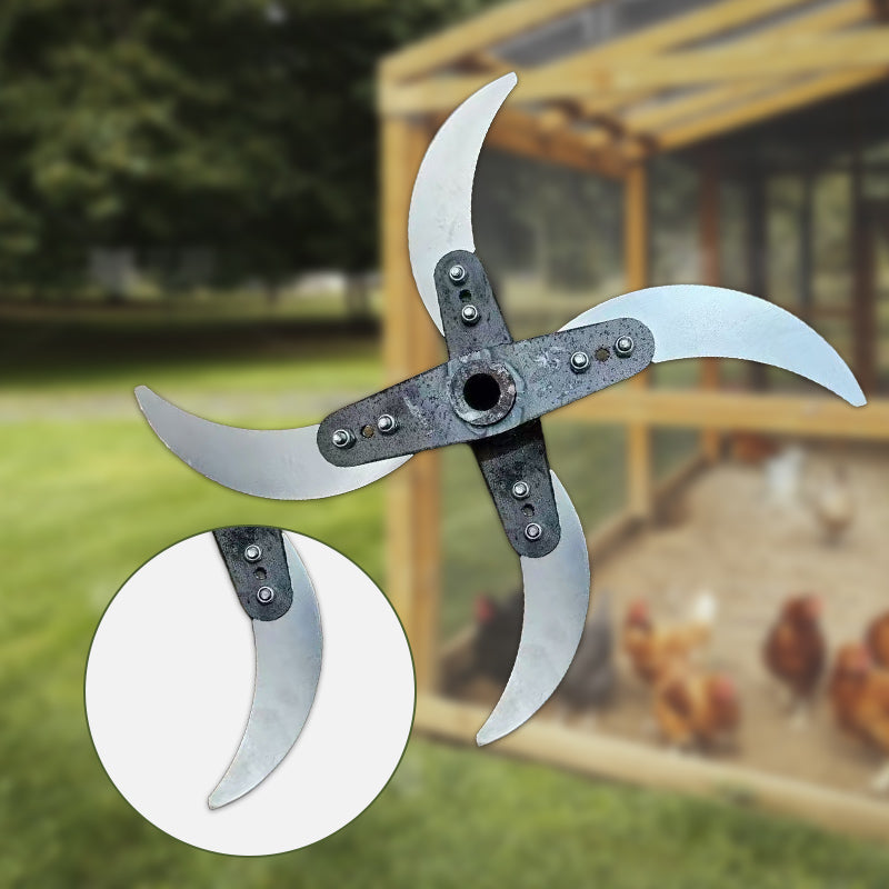 Grass Shredder Blades - Sharp, Adjustable Design