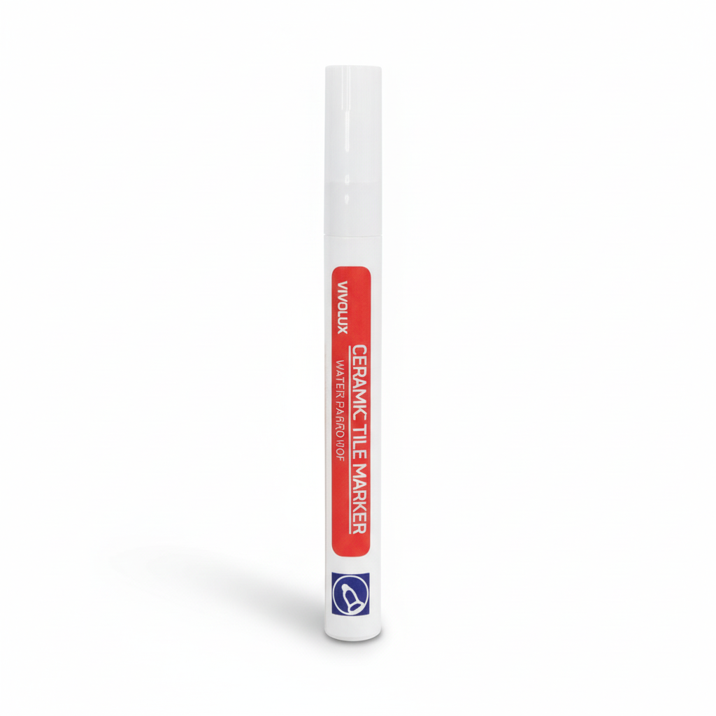 Grout Repair Pen with Waterproof Polymer Sealant - Anti-Mold Formula, Quick-Drying & Odorless, for Bathroom & Kitchen Tiles