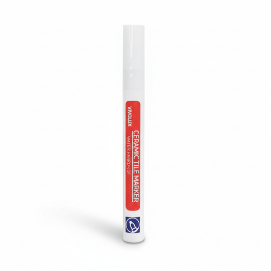 Grout Repair Pen with Waterproof Polymer Sealant - Anti-Mold Formula, Quick-Drying & Odorless, for Bathroom & Kitchen Tiles