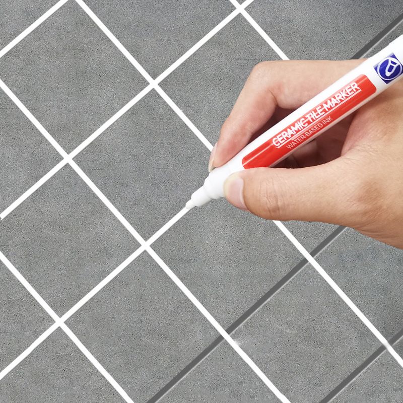 Grout Repair Pen with Waterproof Polymer Sealant - Anti-Mold Formula, Quick-Drying & Odorless, for Bathroom & Kitchen Tiles