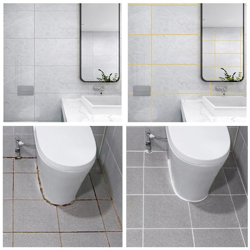 Grout Repair Pen with Waterproof Polymer Sealant - Anti-Mold Formula, Quick-Drying & Odorless, for Bathroom & Kitchen Tiles