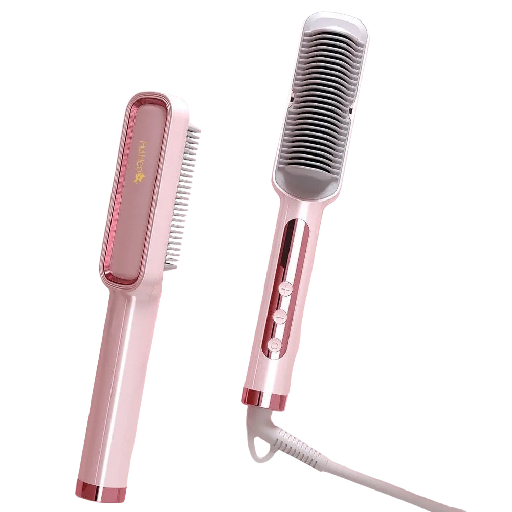 Hair Straightener and Curling Brush