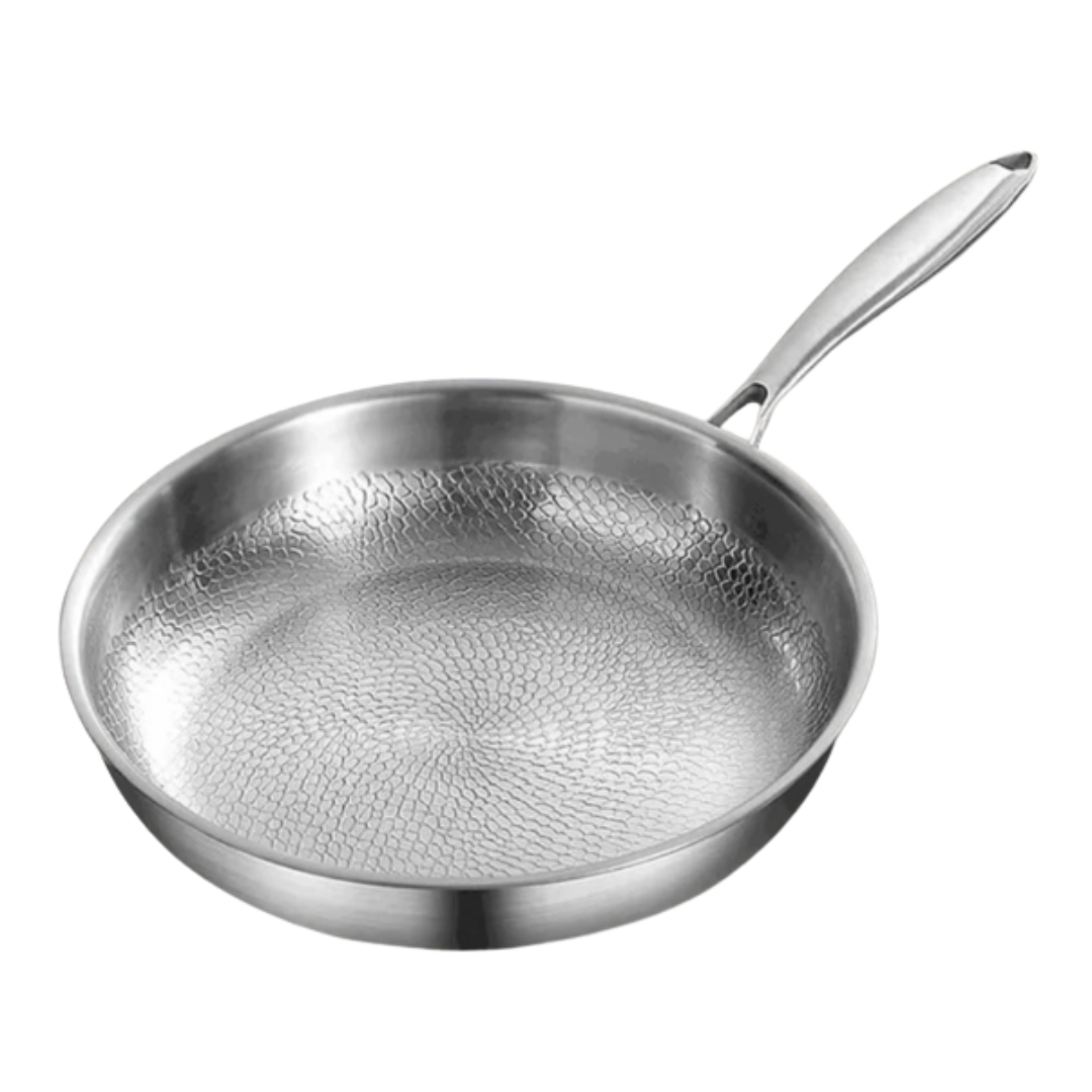 Hammered Titanium Induction Frying Pan