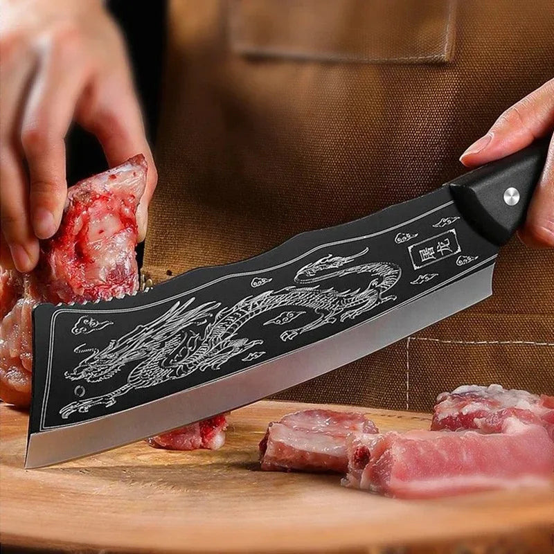 Hand-Forged Dragon Knife