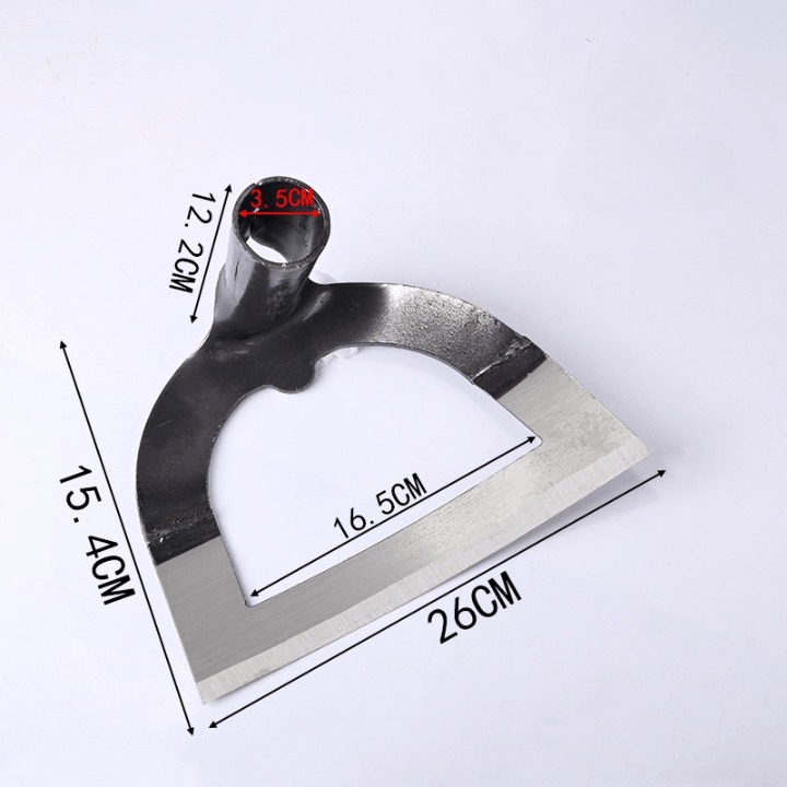 Hand-Forged Manganese Steel Garden Hoe for Weeding and Loosening Soil