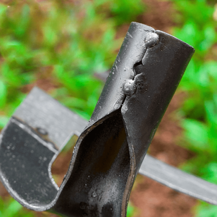 Hand-Forged Manganese Steel Garden Hoe for Weeding and Loosening Soil