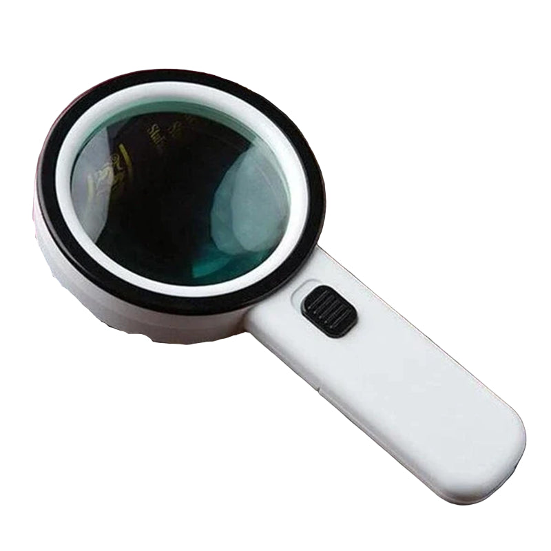 Handheld 30X Magnifying Glass with LED Light