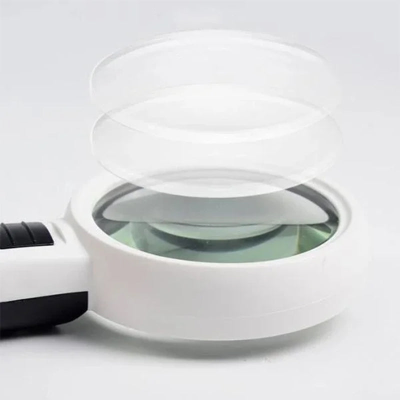 Handheld 30X Magnifying Glass with LED Light