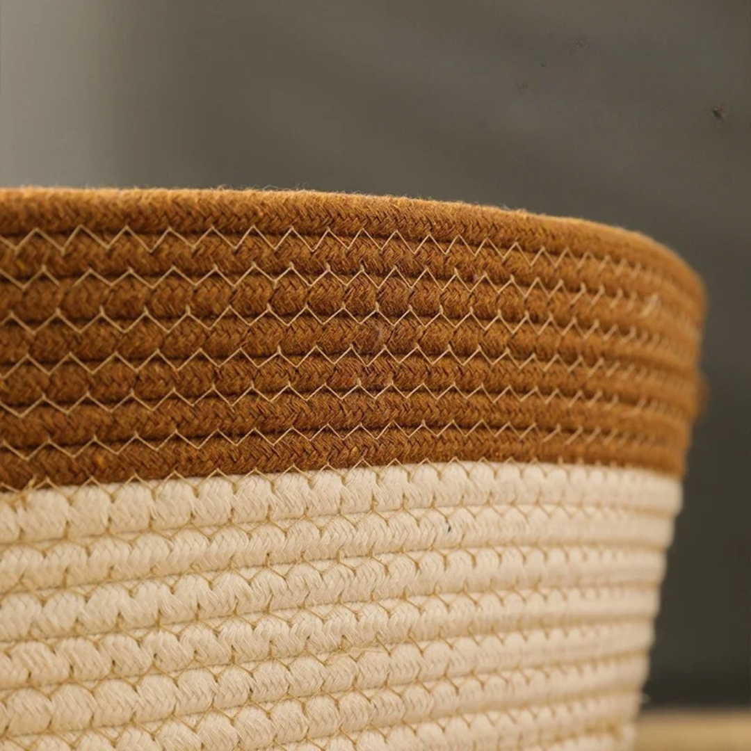 Handwoven Cotton Rope Cat Bed