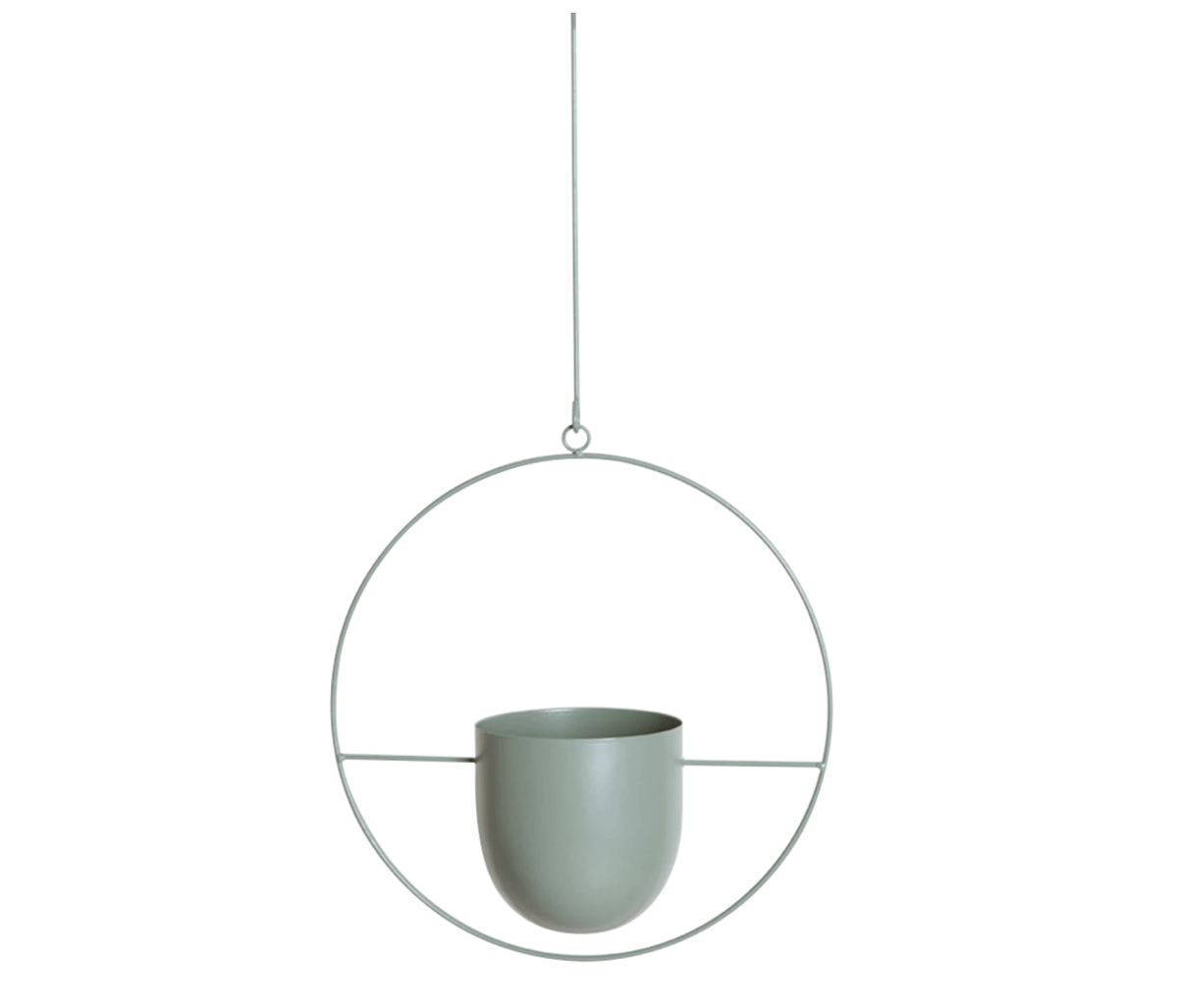 Hanging Wall Plant Holder with Adjustable Chain and Minimalist Design