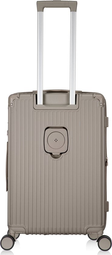 Hardshell Suitcase with USB, Cup Holder and TSA Lock