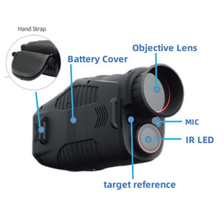 HD IR Blackout Night Vision Monocular
