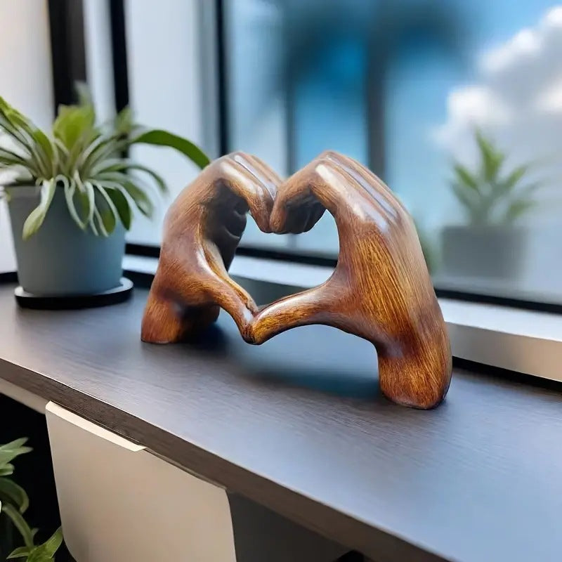 Heart-Shaped Sculpture: Modern Art with a Romantic Feel