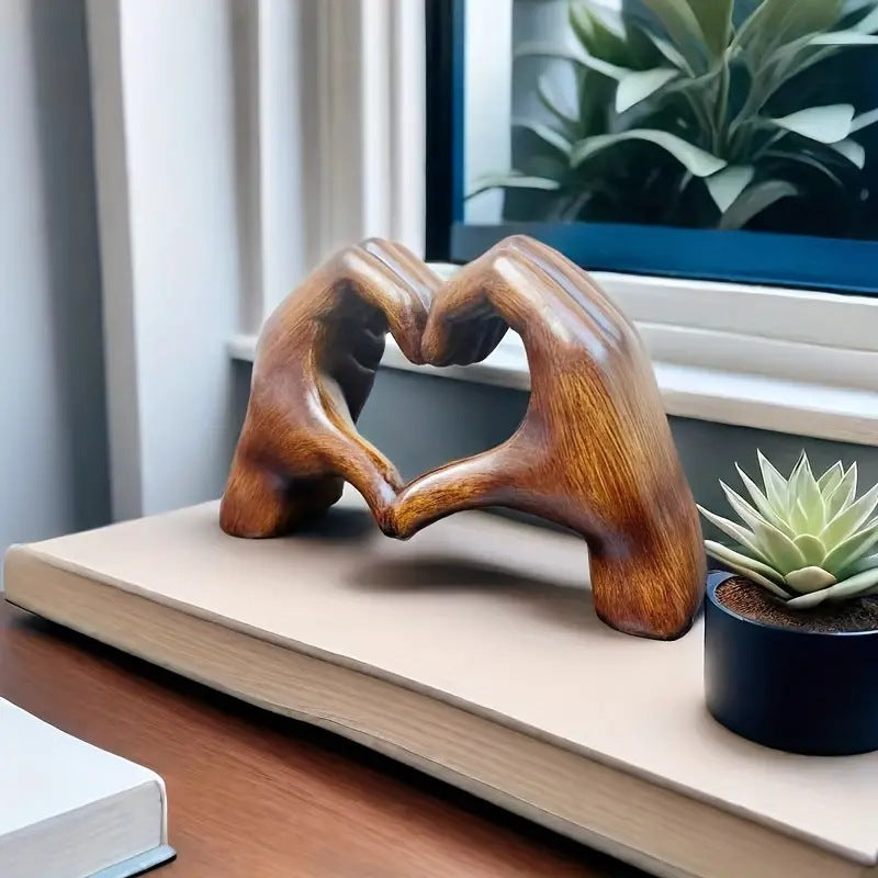 Heart-Shaped Sculpture: Modern Art with a Romantic Feel