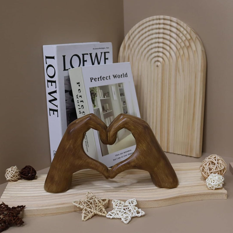 Heart-Shaped Sculpture: Modern Art with a Romantic Feel