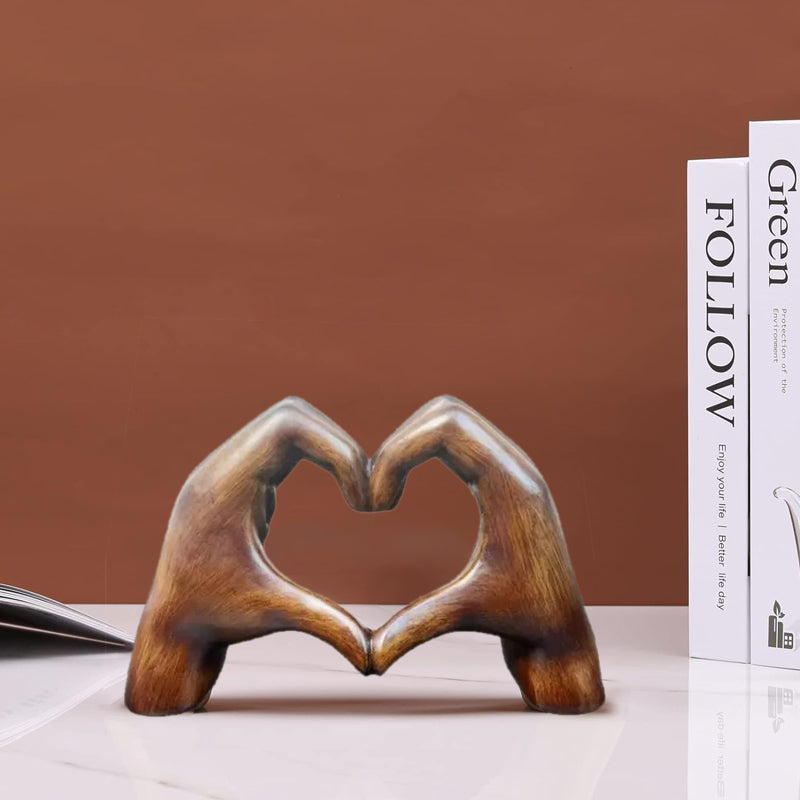 Heart-Shaped Sculpture: Modern Art with a Romantic Feel