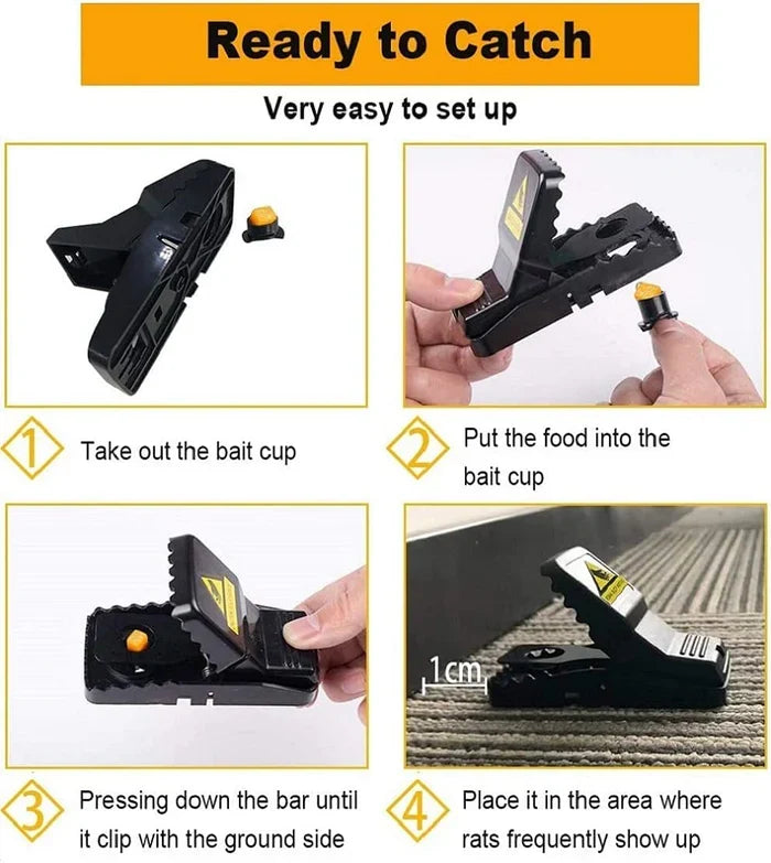 Heavy-Duty Mouse Traps (6-Pack)