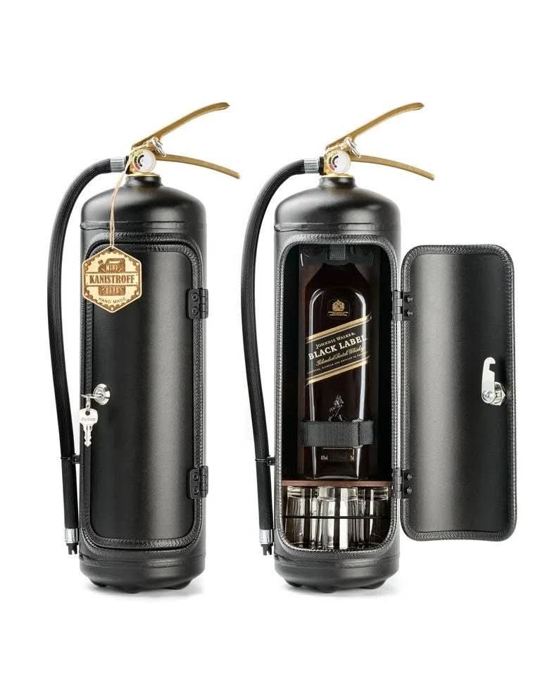 Hidden Fire Bar – Fire Extinguisher Novelty Mini-Bar for Stylish Drink Storage