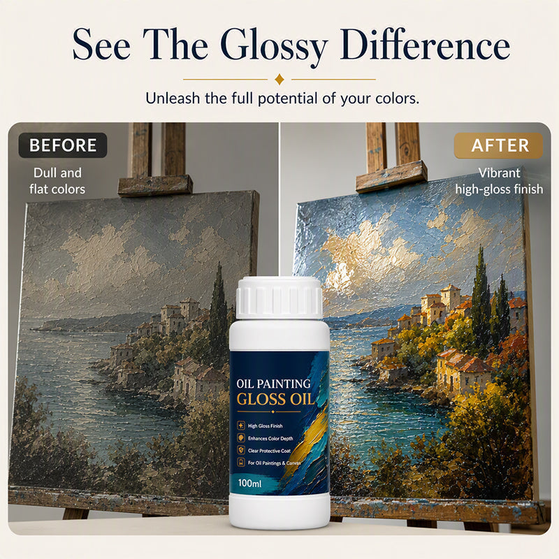High-Gloss Acrylic Finish Painting Varnish for Oil Paintings