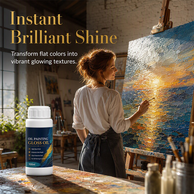 High-Gloss Acrylic Finish Painting Varnish for Oil Paintings