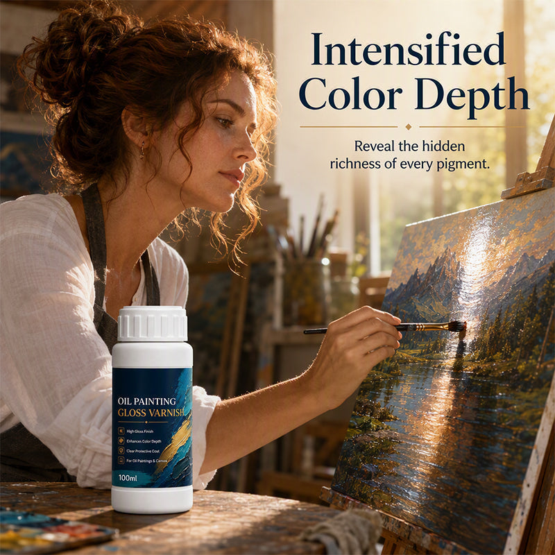 High-Gloss Acrylic Finish Painting Varnish for Oil Paintings