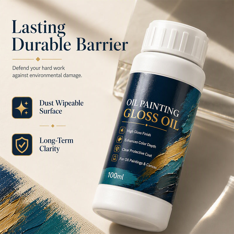 High-Gloss Acrylic Finish Painting Varnish for Oil Paintings