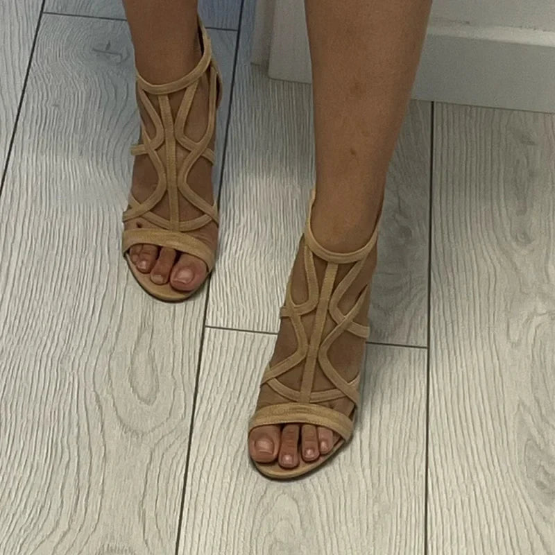 High Heel Gladiator Sandals