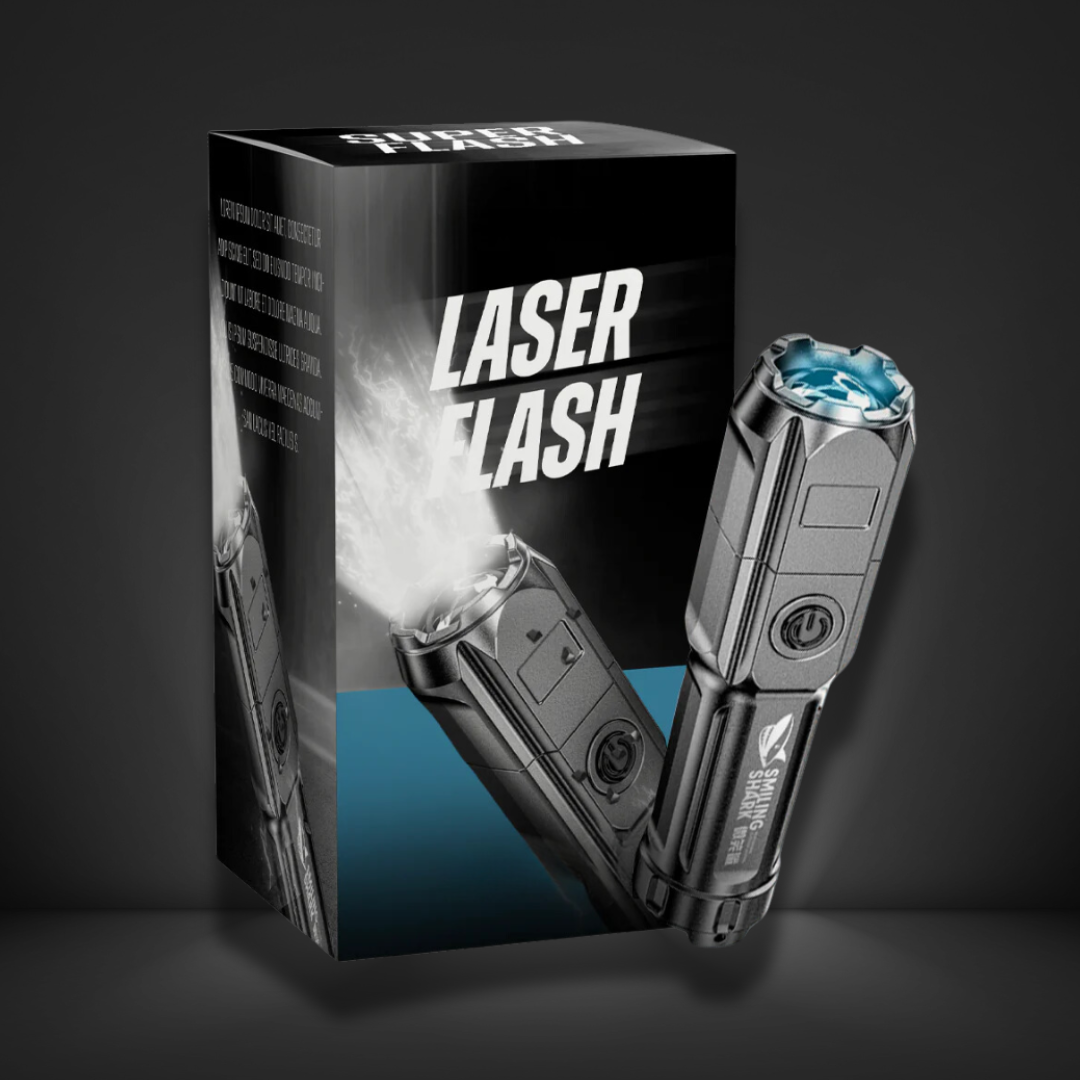 High-Power Rechargeable LED Flashlight – 10,000 Lumens for Camping and Emergencies