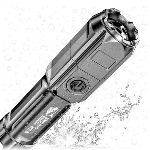 High-Power Rechargeable LED Flashlight – 10,000 Lumens for Camping and Emergencies