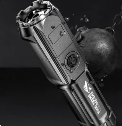 High-Power Rechargeable LED Flashlight – 10,000 Lumens for Camping and Emergencies