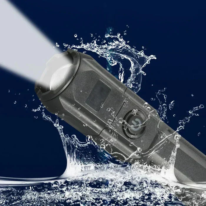 High-Power Rechargeable LED Flashlight – 10,000 Lumens for Camping and Emergencies
