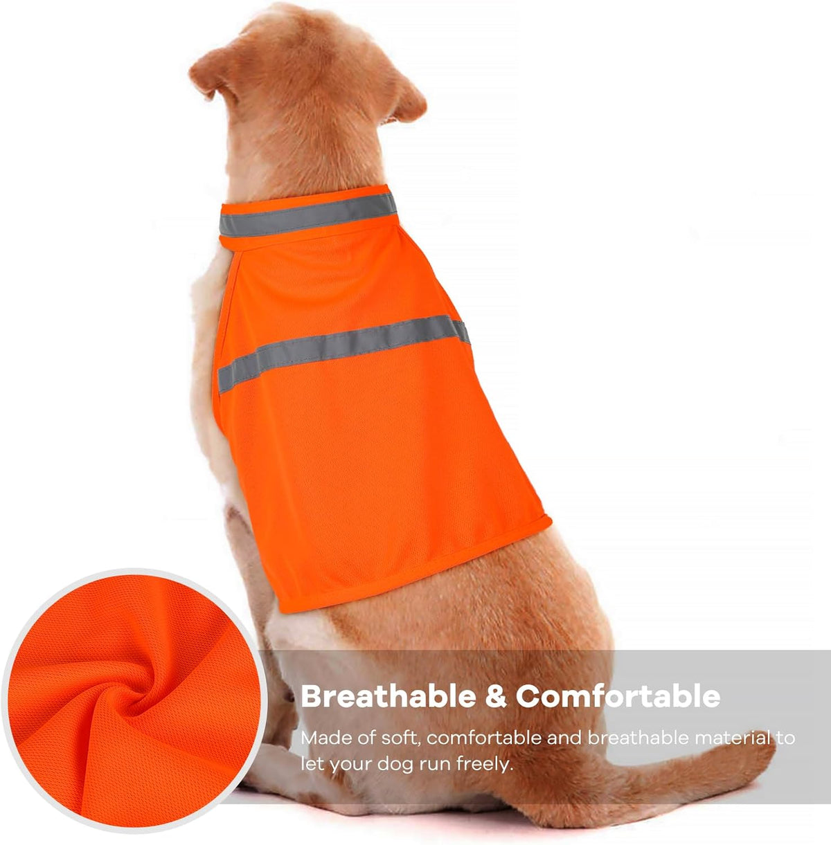 High-Visibility Reflective Dog Safety Vest