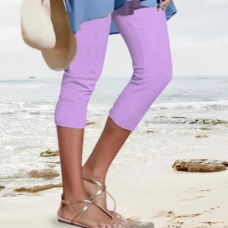 High-Waisted Autumn Stretch Pants