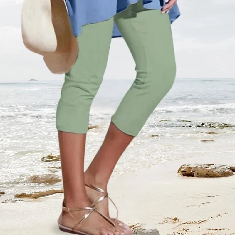 High-Waisted Autumn Stretch Pants