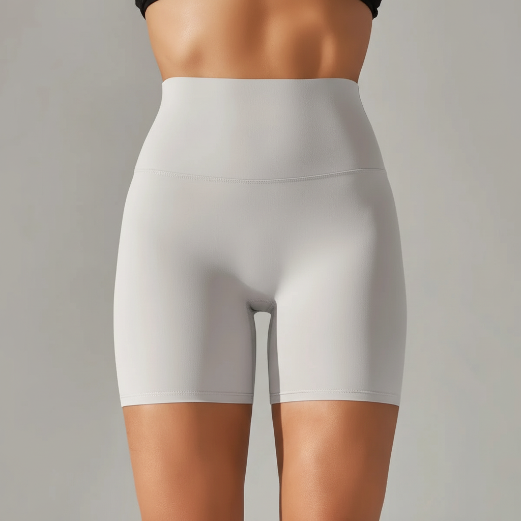 High-Waisted Sports Shorts