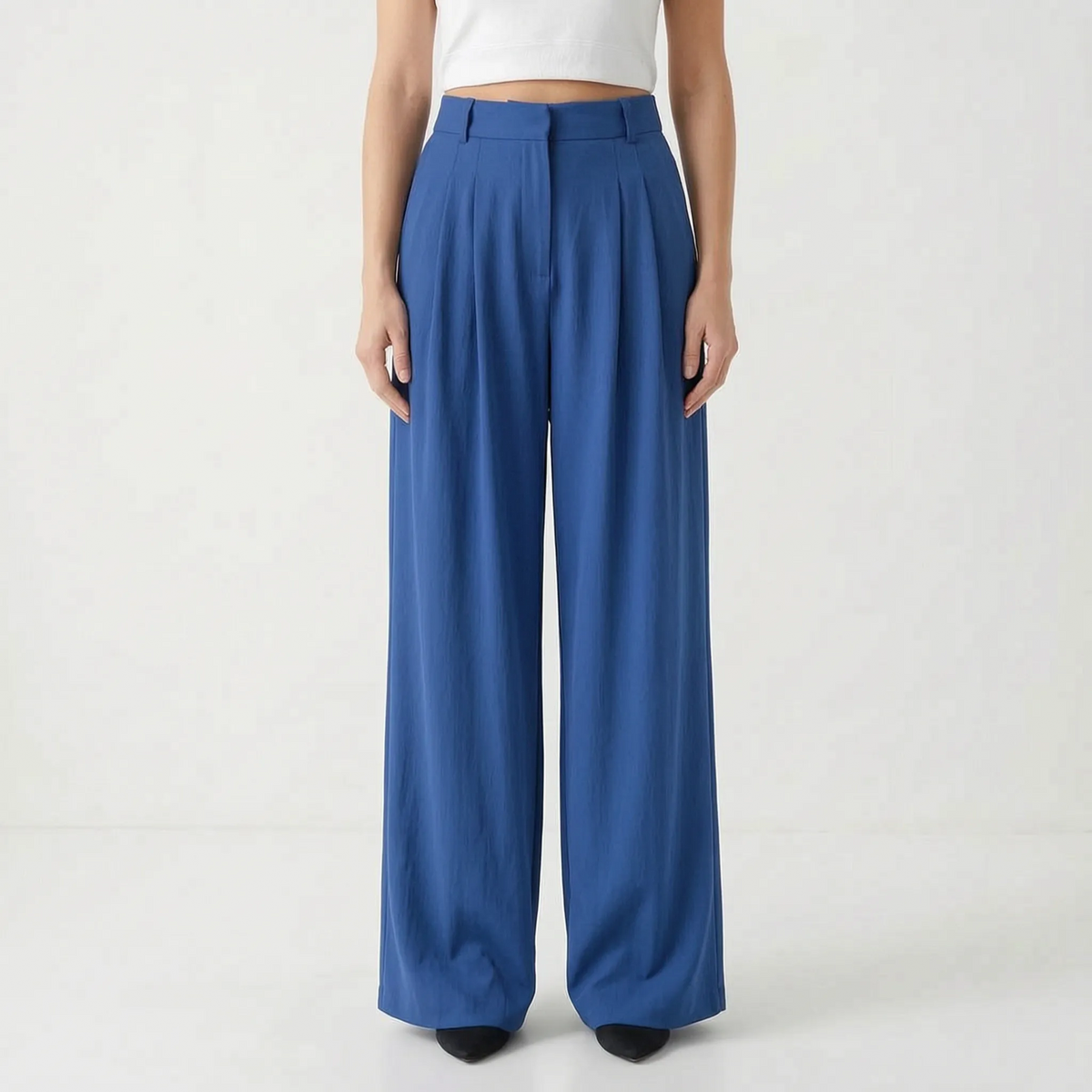 High-Waisted Wide-Leg Pants