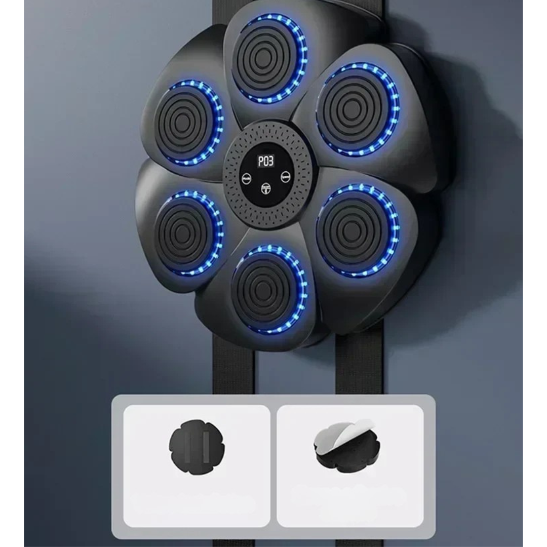 Home Wall-Mounted Boxing Trainer with Bluetooth Music
