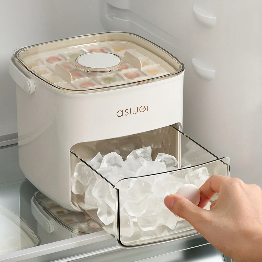 Ice Cube Mold with Storage Container
