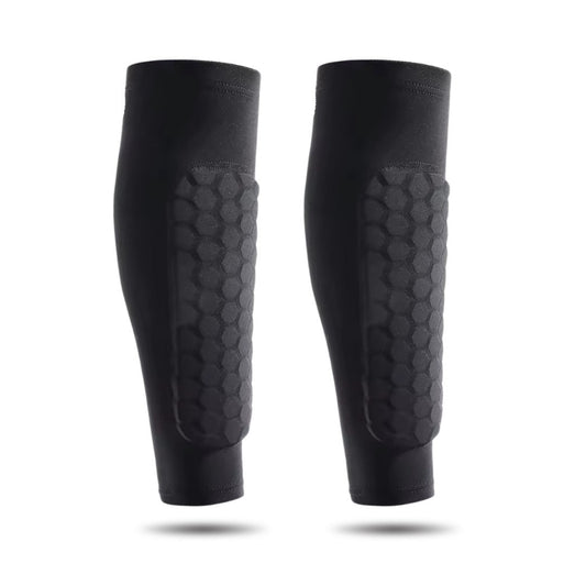 Impact-Absorbing Shin Guards with Built-In Cushioning Layer for Injury Protection
