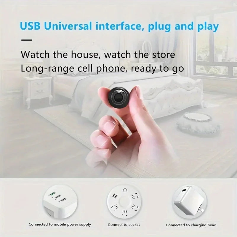 Indoor Wi-Fi Security Camera with Night Vision