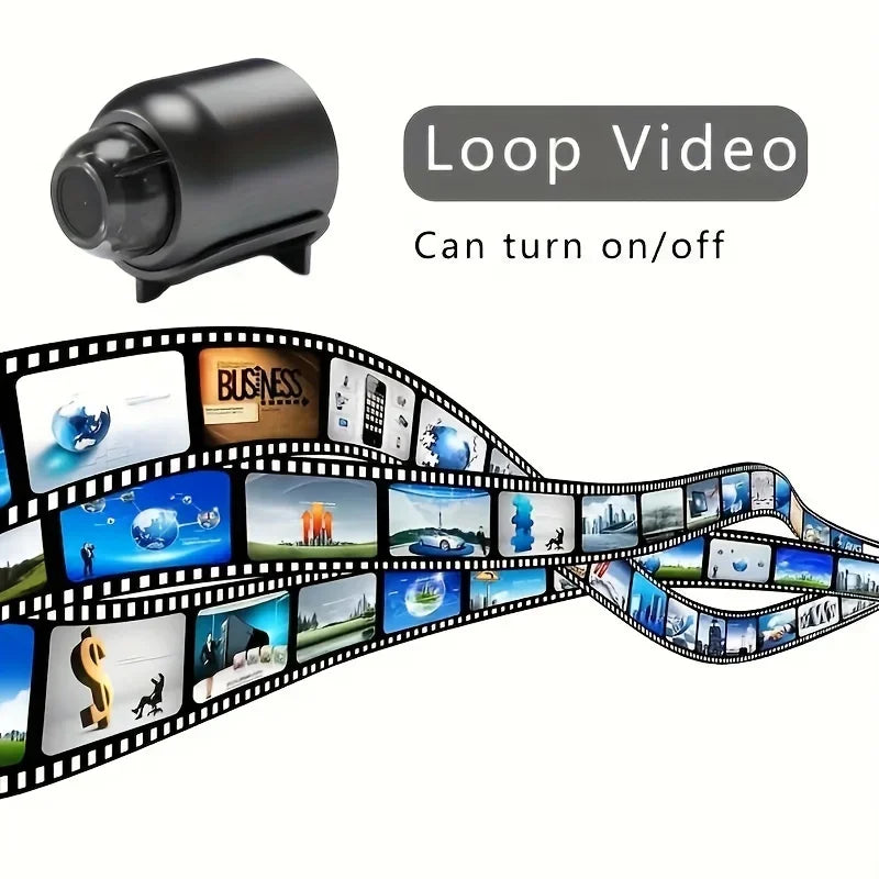 Indoor Wi-Fi Security Camera with Night Vision