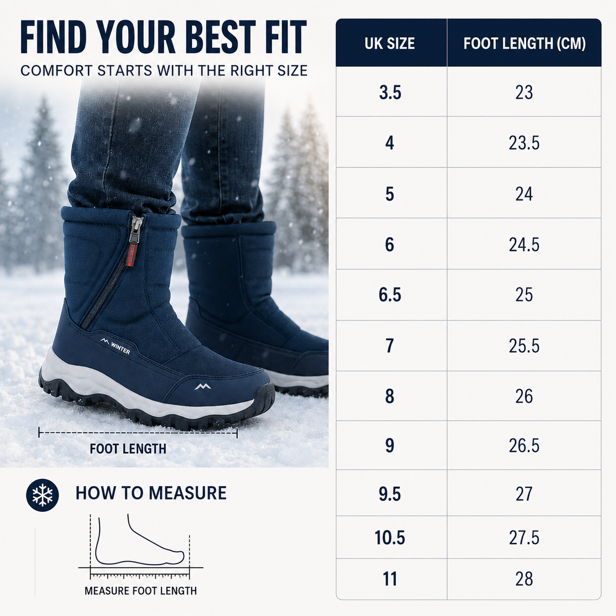 Insulated Waterproof Winter Boots