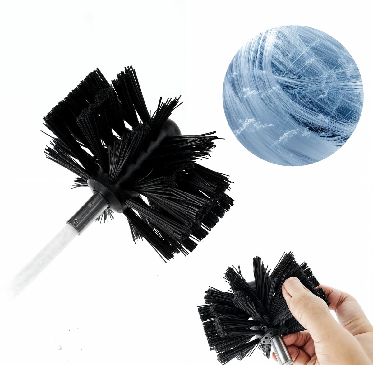 Internal Pipe Rotary Cleaning Brush