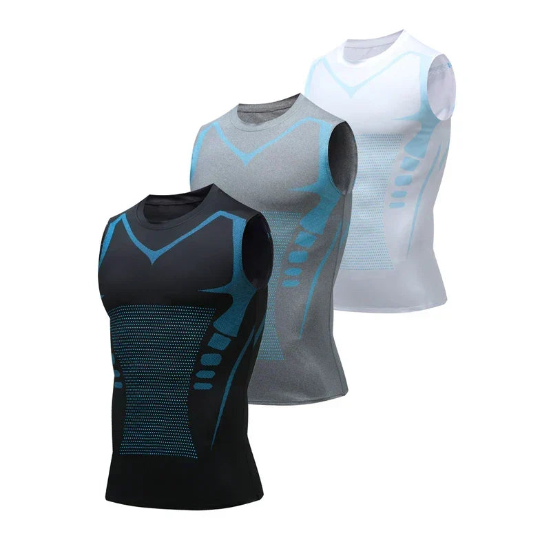 Ionic Body Shaping and Posture Support Compression Tank Top