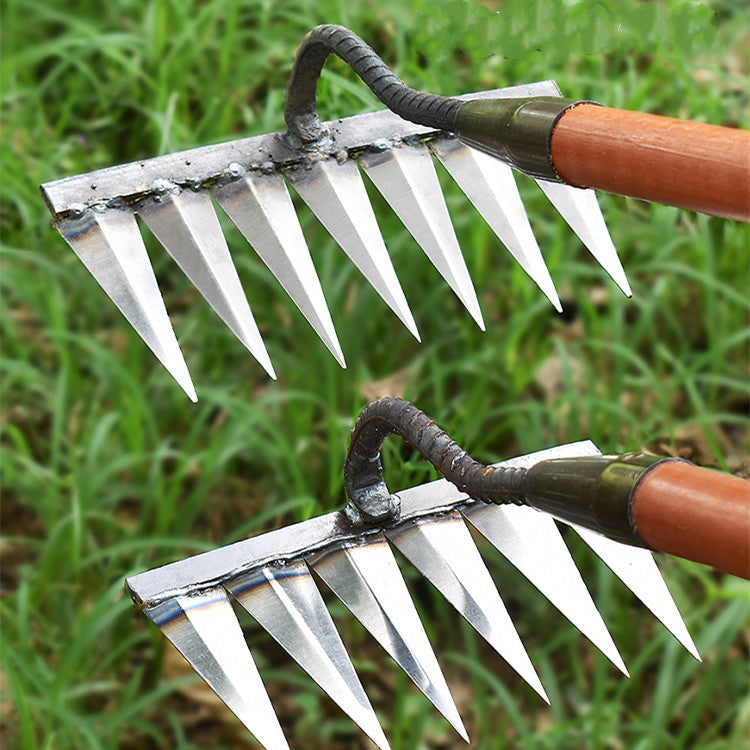 Iron Weed Cutter | Steel Rake | Soil Loosening & Weeding | IronTine